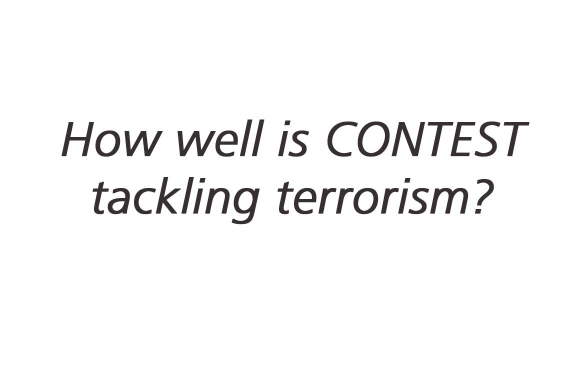 Counter terrorism CONTEST, pursue prevent protect