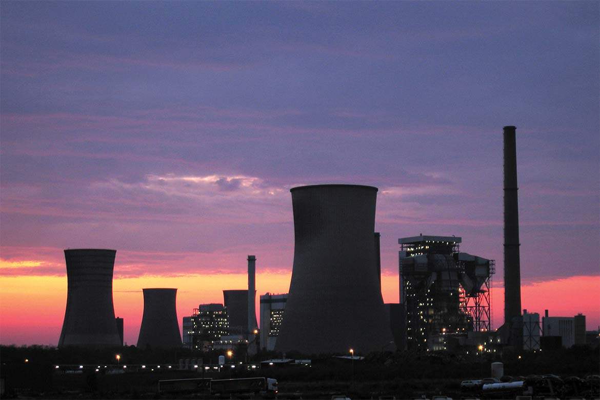Nuclear power stations drones