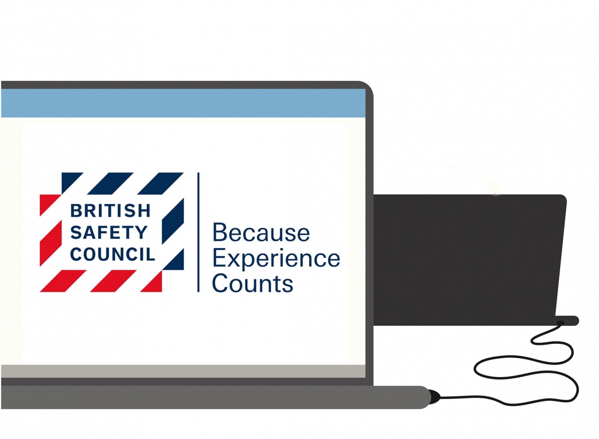 British safety council logo on a screen