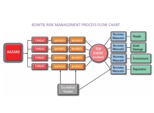 Risk bowtie chart