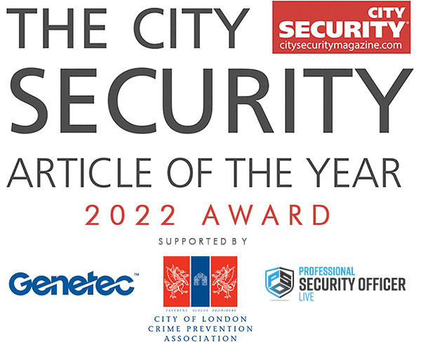 City Security Article of the Year 2022 logo
